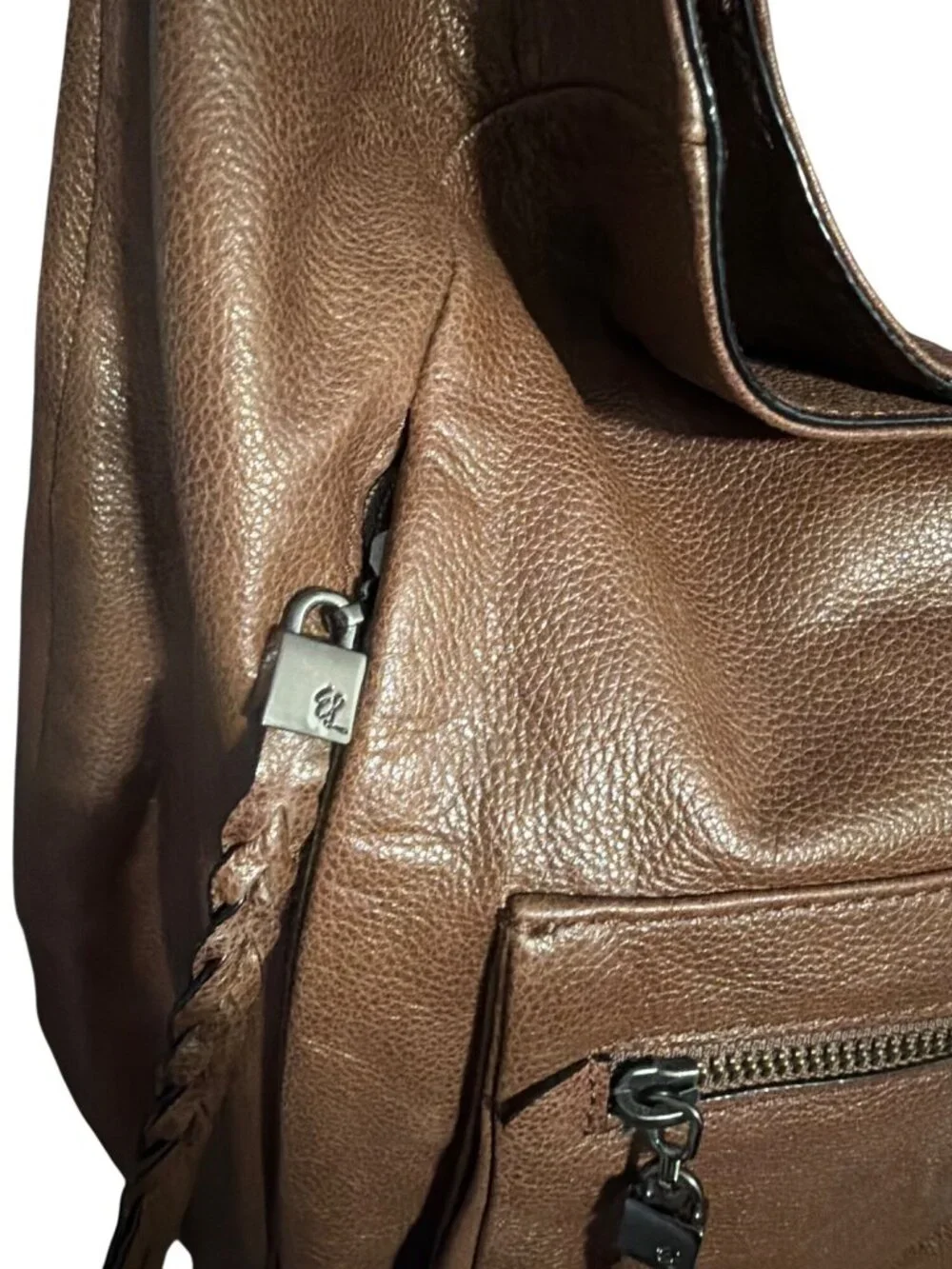 Elliot Lucca Slouchy Leather Hobo Bag